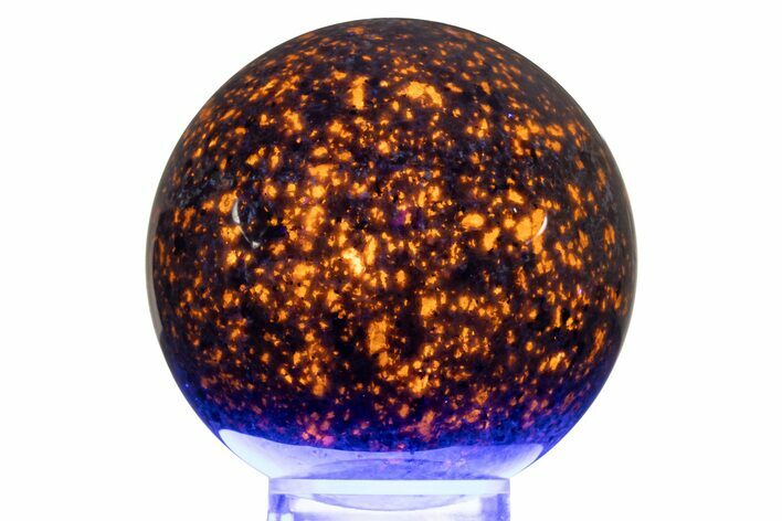 Fluorescent Polished Sodalite-Syenite Sphere - China #319370